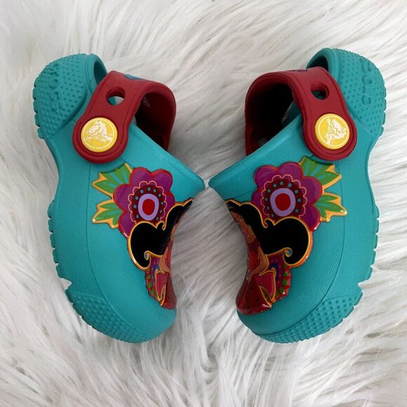 Crocs Disney Baby Toddler 4C Elena of Avalor Clogs Slip On Water Shoes - Picture 3 of 7